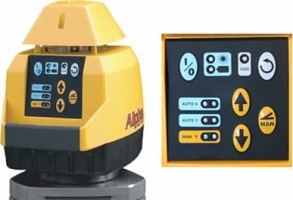 Pro Shot Alpha Rotary Laser Level with R9 Detector Receiver