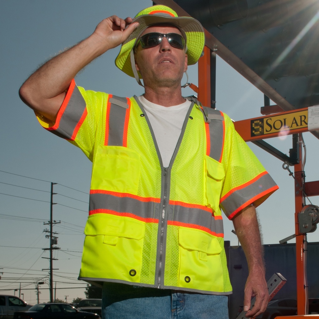 Full Brim Flo Lime Safari Hat
