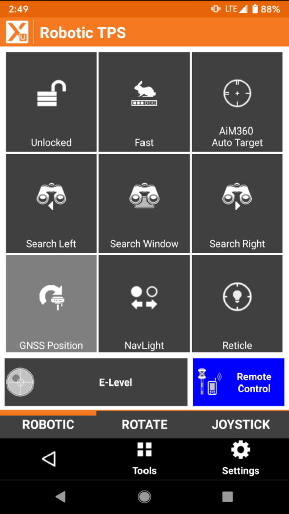 X-PAD Survey TPS Manual