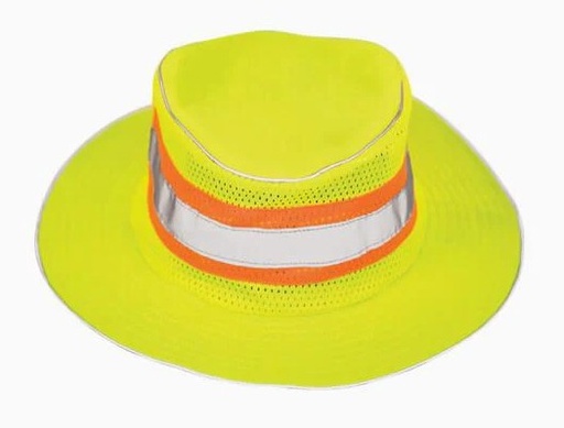 [2824-FloLime] Full Brim Flo Lime Safari Hat