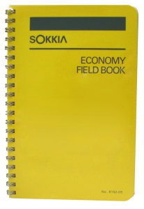 Sokkia Transit Field Book 815205, Economy Student Sprial Bound (pkg12)