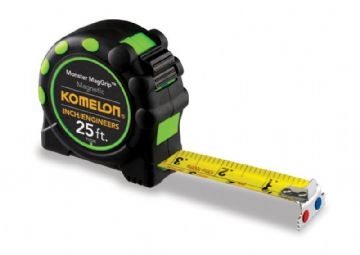 Engineer and inch Tape, Komelon, Monster Max-Grip 25' X 1&quot;