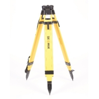 Geomax Heavy Duty Wood & plastic coated Tripod with Quick Clamp