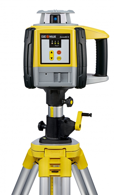 GeoMax Zone40 H Accurate Laser Rotary Laser level with Digital Readout Detector