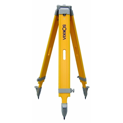 Sokkia or Topcon Wood Tripod with Screw Clamp  Wide Frame yellow