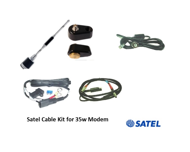 SATEL EASy Pro 35W Radio Modem 4 Pin Power Cable for 12V Car Battery SATELLINE 
