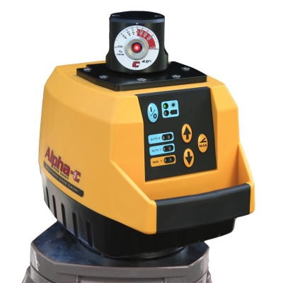 Pro Shot Alpha-c Cone Laser Level (4% Cone Angle) with R9 Detector