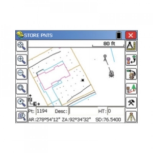 Carlson SurvCE4 - Collect Points in Graphics Mode