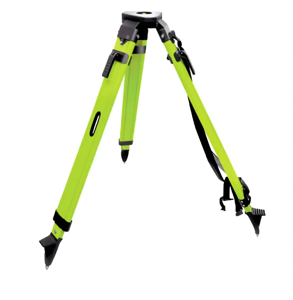 Salamander Surveyor Quick-Clamp Fiberglass Tripod, Flo-Lime