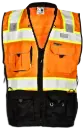 Kishigo S5003 Black Series Surveyor Safety Vest - Orange