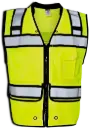 Kishigo S5004 High Performance Surveyors Safety Vest/Lime