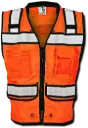 Kishigo S5005 High Performance Surveyors Safety Vest - Orange