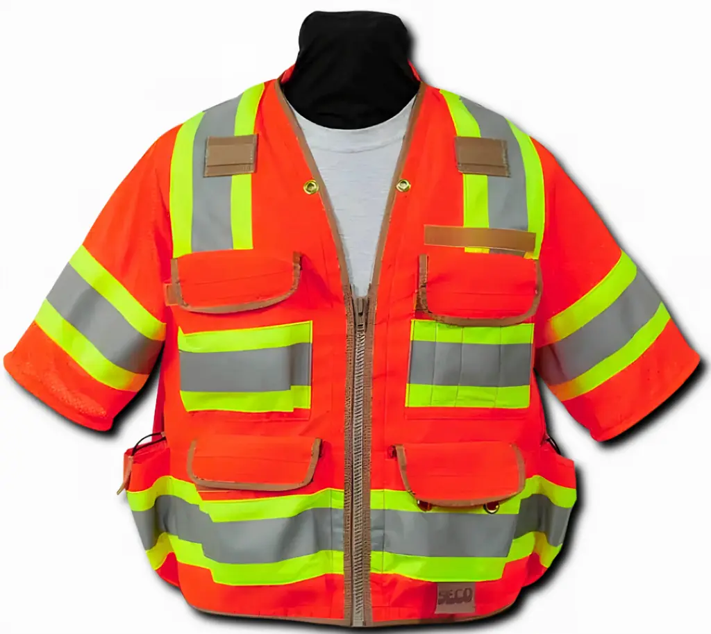 SECO 8365 VEST,SURVEY,ANSI2010,CLASS 3