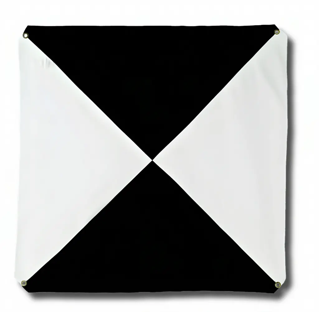 Aerial Target 48"x48" Iron Cross with Grommets