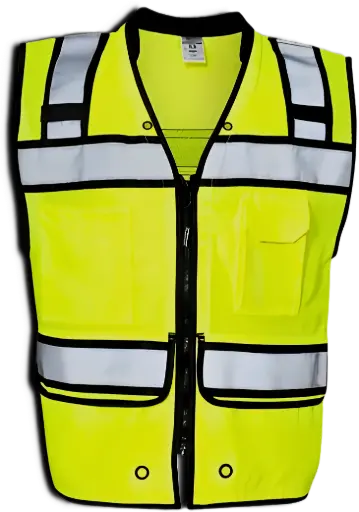 Kishigo S5004 High Performance Surveyors Safety Vest/Lime