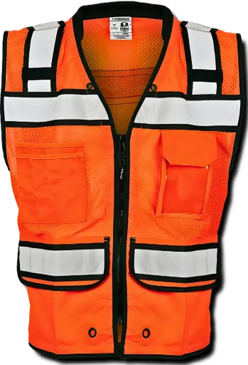Kishigo S5005 High Performance Surveyors Safety Vest - Orange