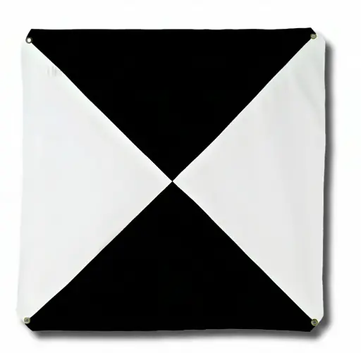 [AT48C] Aerial Target 48"x48" Iron Cross with Grommets