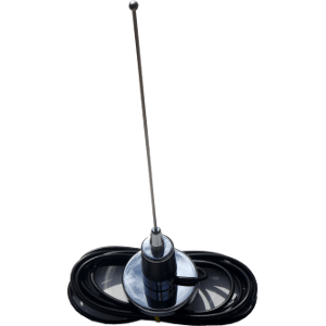 [YAMM24] Magnetic Mount Antenna Kit. NMO mount, 12 ft RF Cable, 12.5" antenna, 2.4 dB