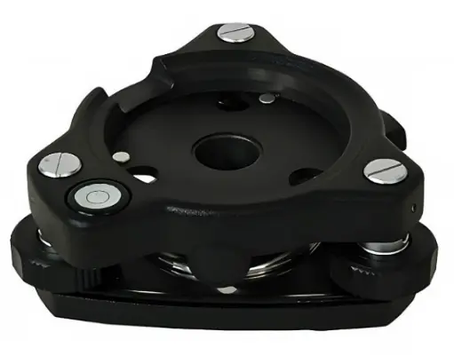 [2153-04-BLK] TRIBRACH,NO OPTICAL PLUMMET,BLACK