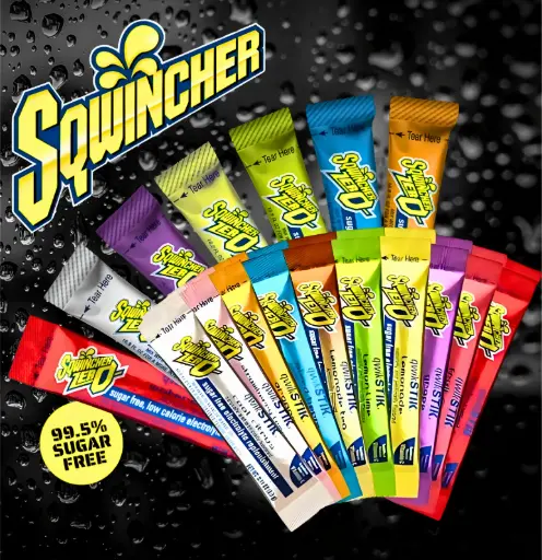 Qwik Stik, Sqwincher Water Flavored (Bag)